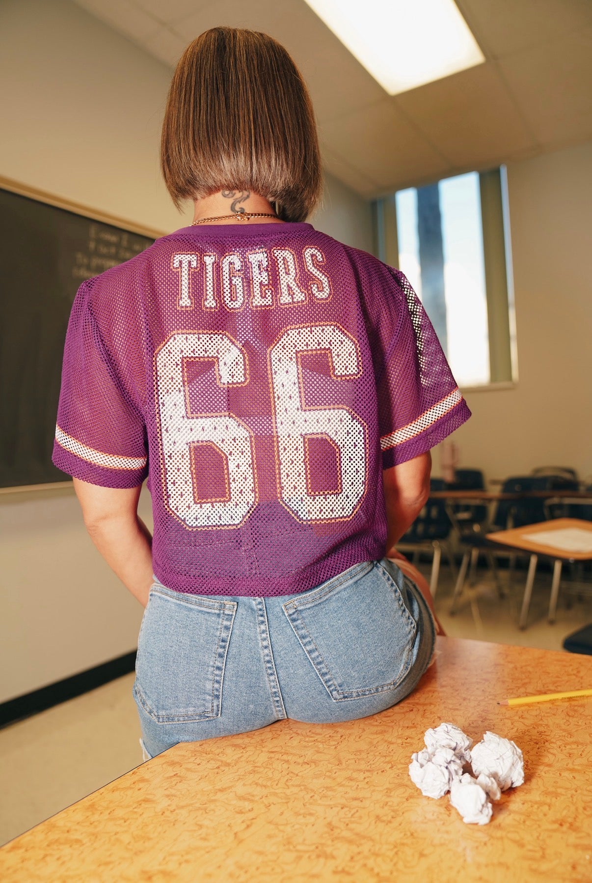 Edward Waters Tigers Cropped Jersey