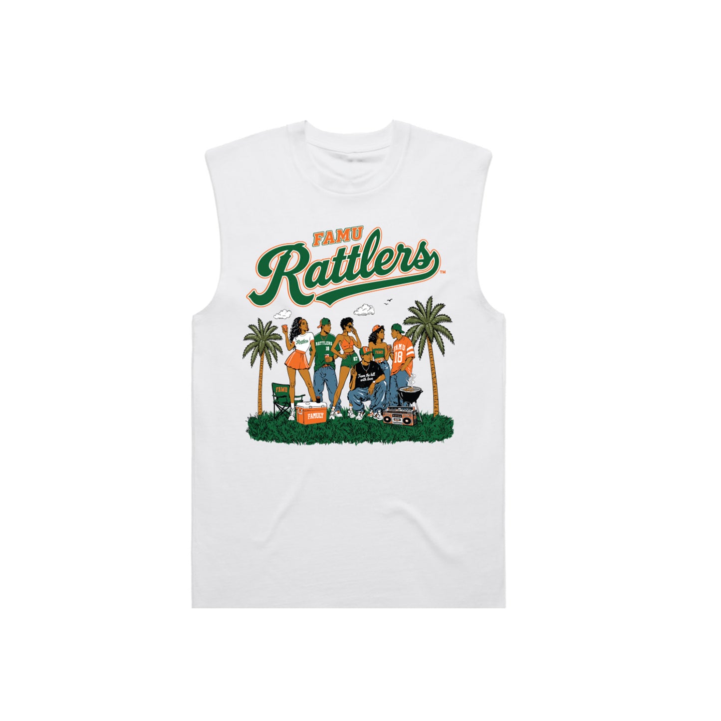Famu Tailgate Cut Off Tee