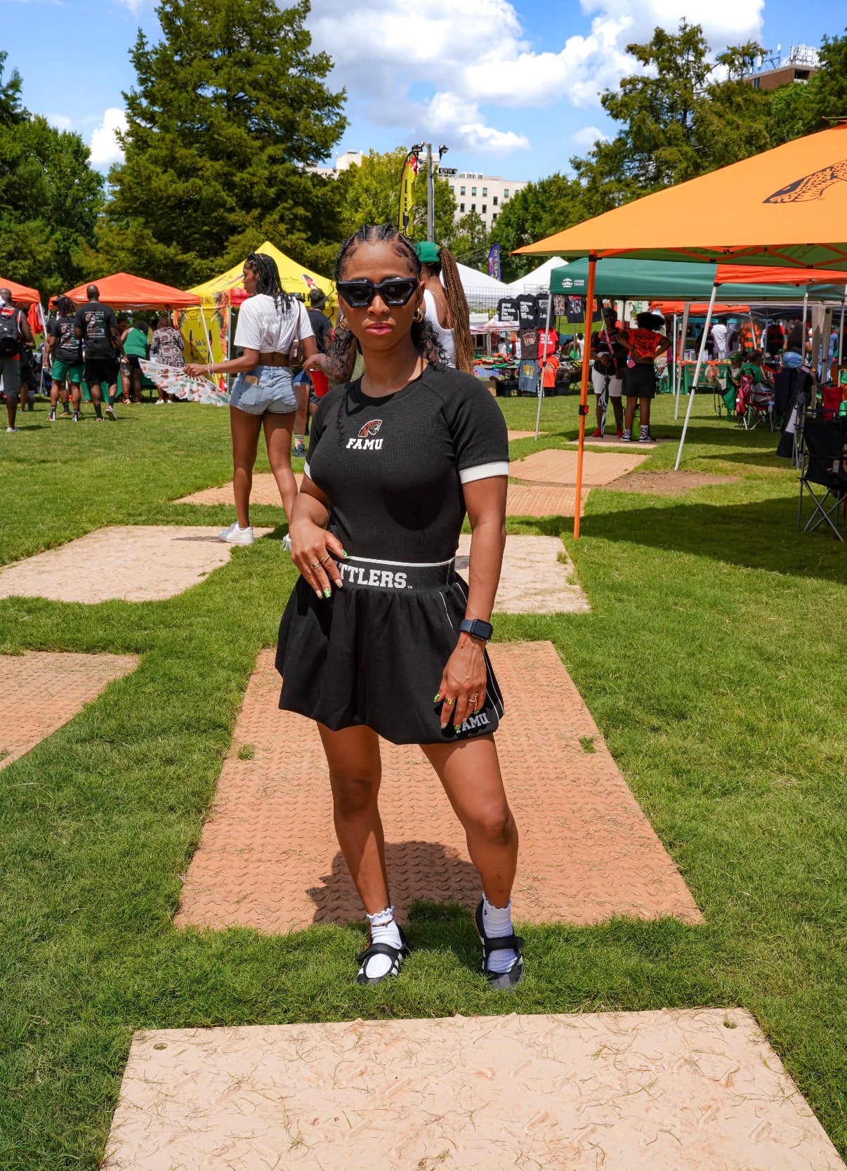 Famu Ribbed Ringer Tee