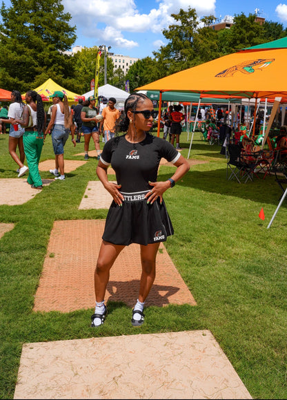 Famu Ribbed Ringer Tee