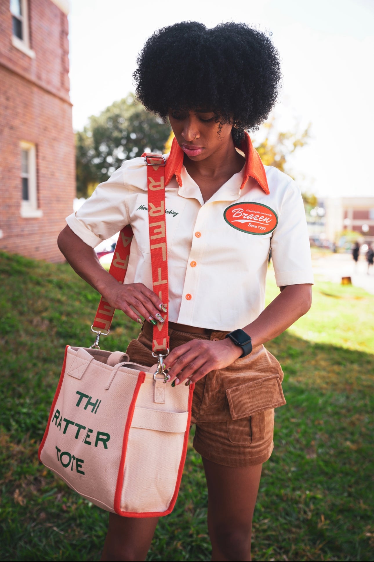 Rattler Cropped Work Shirt – Just Brazen