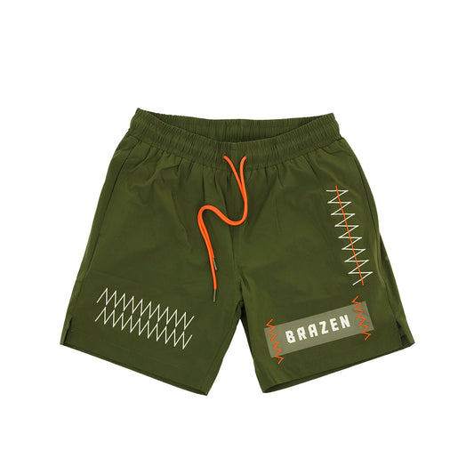 Zig Zag Nylon Short